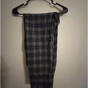 Plaid capris size XL